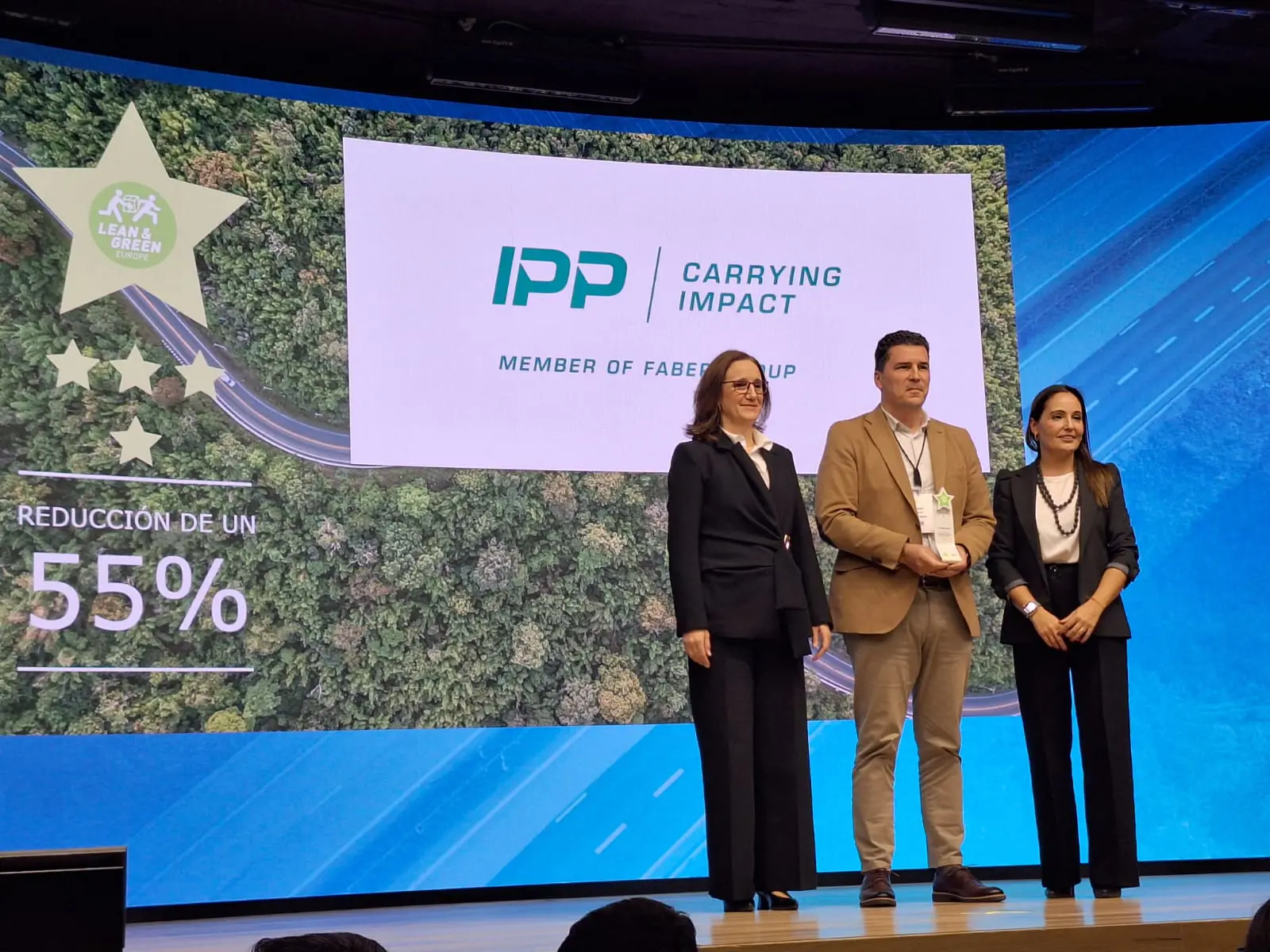 Sergio Sanz Recibiendo 4 Estrella AECOC